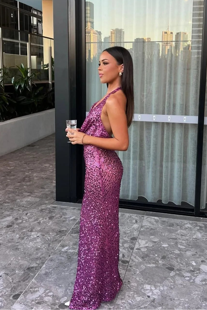 Rat and Boa Verona Dress (Purple)