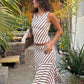 With Jean Maeve Set (Stripe)