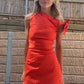 Sir The Label Dahlia Mini Dress (Tangerine)