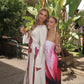 With Harper Lu Mosaic Strapless Dress