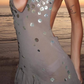Jaded London Button Me Up Mini Dress