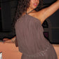 With Jean Magnol Dress (Chocolate)