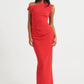 Mika Maxi Dress (Cherry Red)