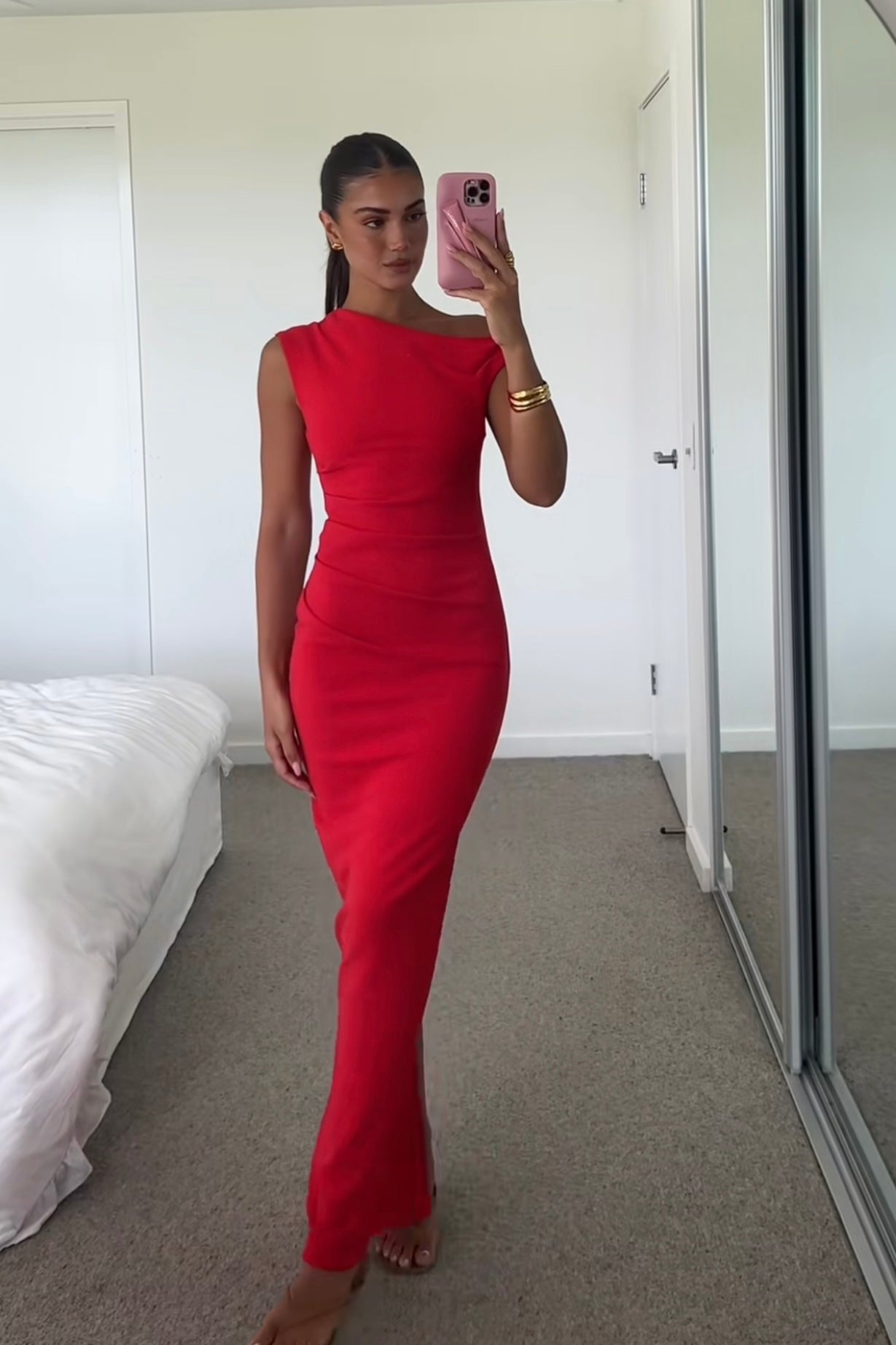 Mika Maxi Dress (Cherry Red) Rent To Dress NZ Mika Maxi Dress (Cherry Red) Rent To Dress NZ