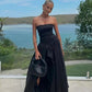Aje Violette Bubble Hem Maxi Dress