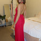 Bec and Bridge Deija Halter Maxi (Strawberry)