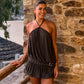 With Jean Magnol Dress (Chocolate)