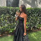 Aje Violette Bubble Hem Maxi Dress