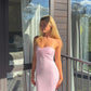 Self-Portrait Scarf Detail Georgette Gown