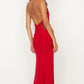 Bec and Bridge Deija Halter Maxi (Strawberry)