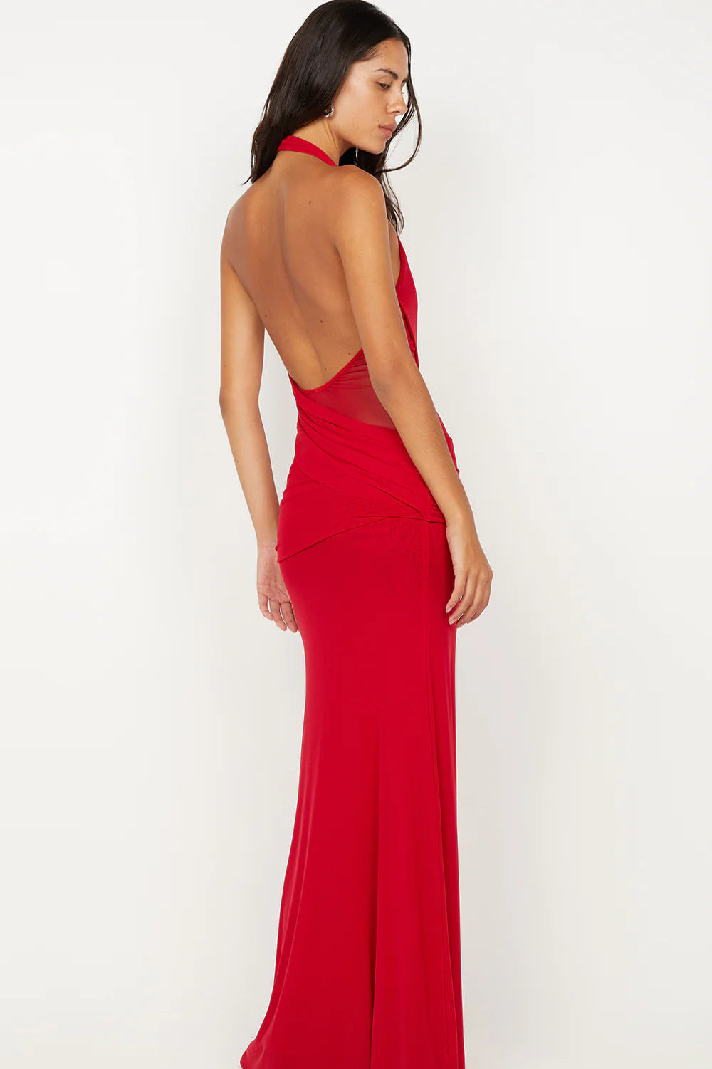 Bec and Bridge Deija Halter Maxi (Strawberry)