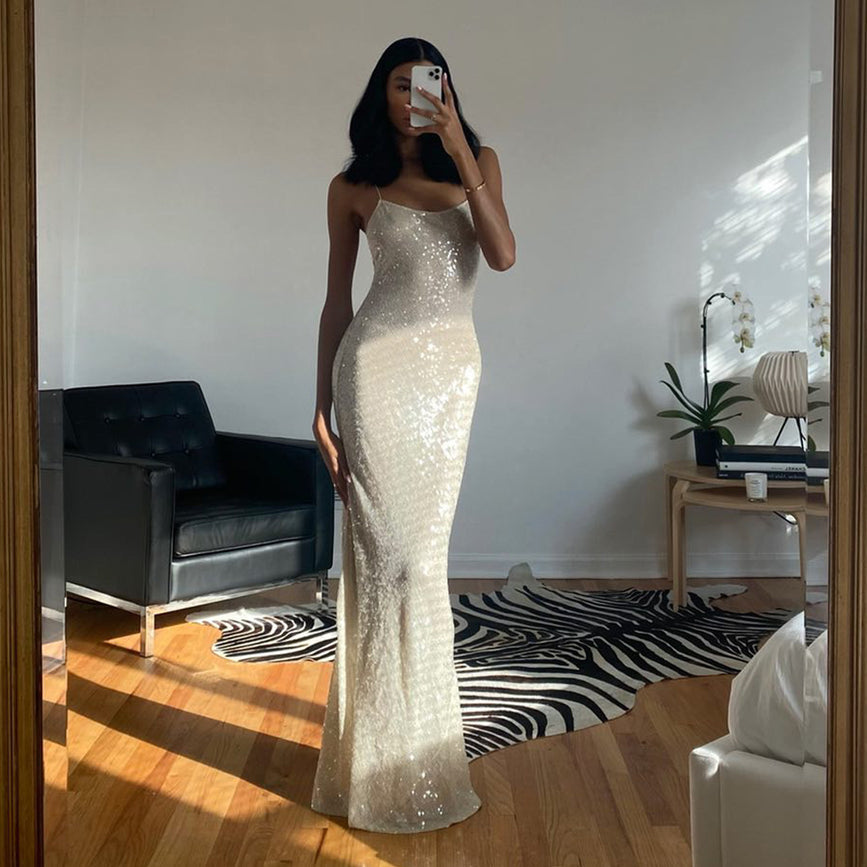 Rat and Boa Olympia Sequin Gown Rent To Dress NZ Rat and Boa Olympia Sequin Gown Rent To Dress NZ