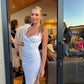 Norma Kamali Cayla Side Drape Gown
