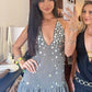 Jaded London Button Me Up Mini Dress