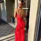 Luck and Trouble Flamingo Mesh Midi