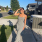 Skims Soft Lounge Long Slip Dress (Heather Grey)