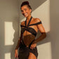 Rat and Boa Onyx Top & Vittoria Skirt Set